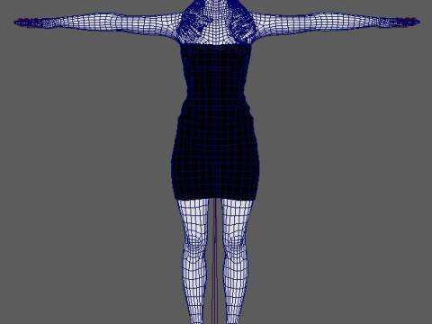 Kate Beckinsale Character 3D Model