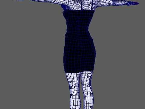 Kate Beckinsale Character 3D Model