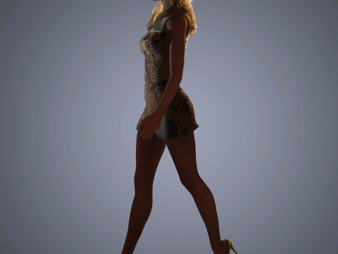 Anya Taylor-Joy Character Model 3D