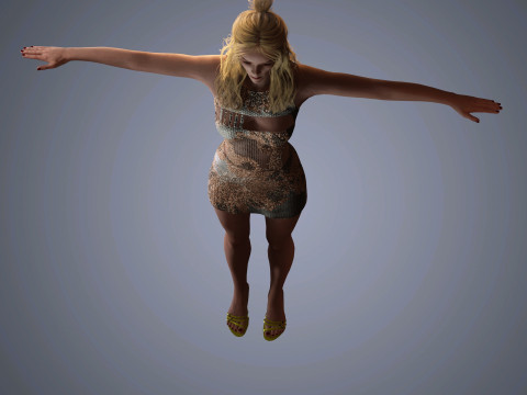 Anya Taylor-Joy Character Model 3D