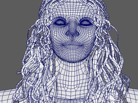 Anya Taylor-Joy Character Model 3D