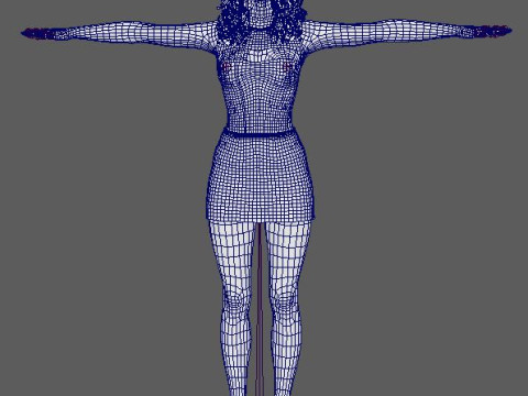 Anya Taylor-Joy Character Model 3D