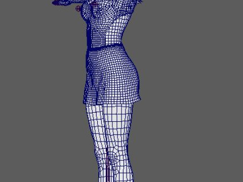 Anya Taylor-Joy Character Model 3D