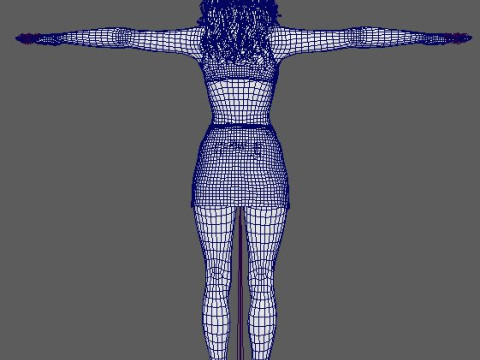 Anya Taylor-Joy Character Model 3D