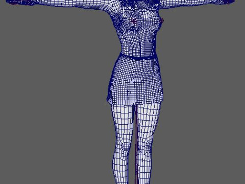Anya Taylor-Joy Character Model 3D