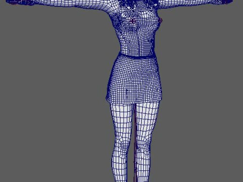 Anya Taylor-Joy Character 3D Model