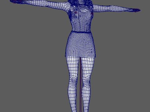 Anya Taylor-Joy Character Model 3D
