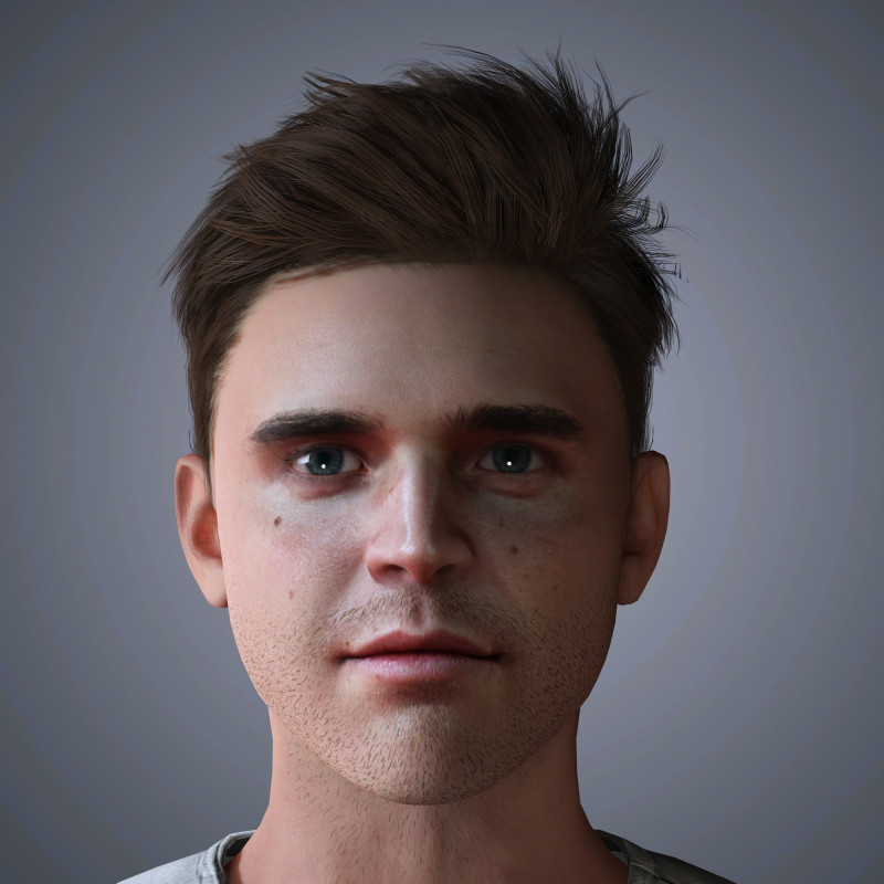 River Viiperi Character 3D Model .c4d .max .obj .3ds .fbx .stl .blend