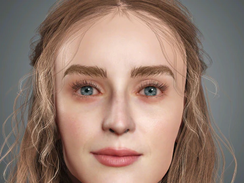 Sophie Turner Character 3D Model