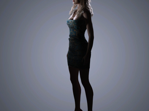 Sophie Turner Character 3D Model