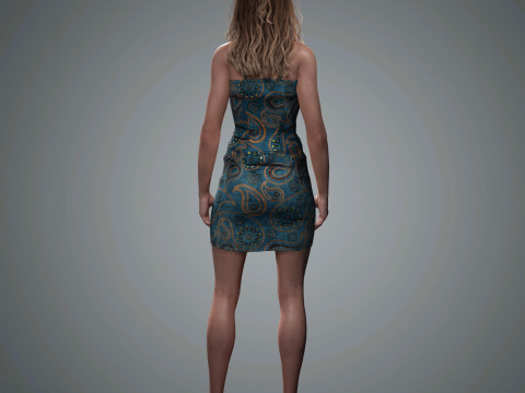 Sophie Turner Character 3D Model