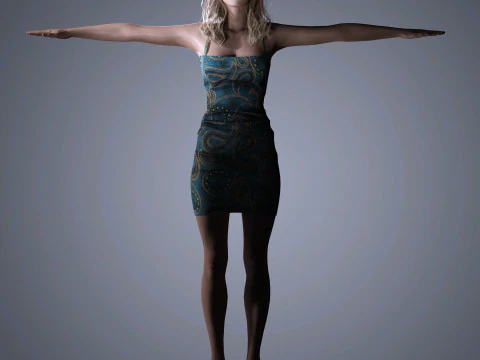 Sophie Turner Character 3D Model