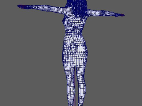 Sophie Turner Character 3D Model