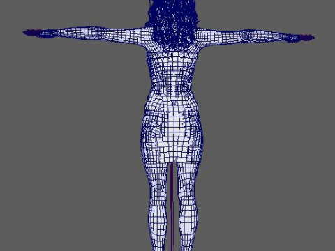 Sophie Turner Character 3D Model