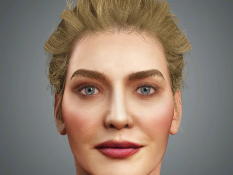 Erika Jayne Charakter 3D Modell