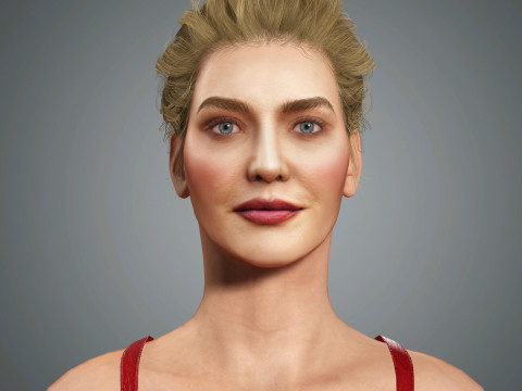 Erika Jayne Character 3D Model