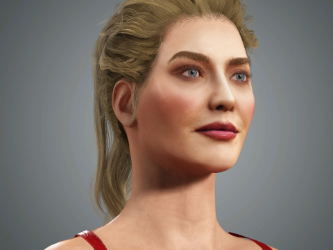 Erika Jayne Character 3D Model