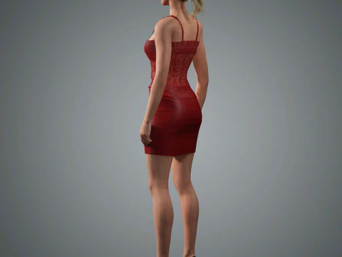 Erika Jayne Character 3D Model