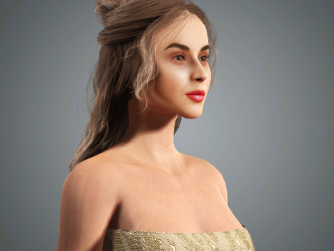 Ana De Armas Character 3D 模型