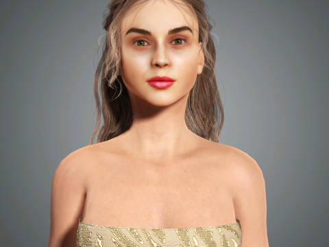 Ana De Armas Character 3D 模型