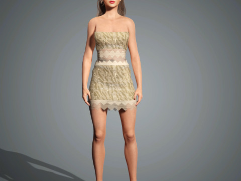 Ana De Armas Character 3D 模型