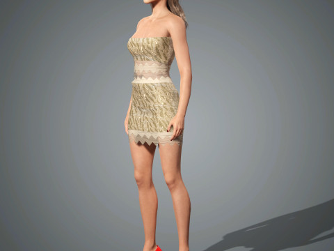 Ana De Armas Character 3D 模型