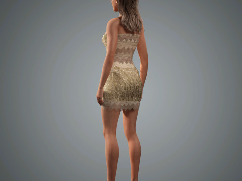 Ana De Armas Character 3D 模型