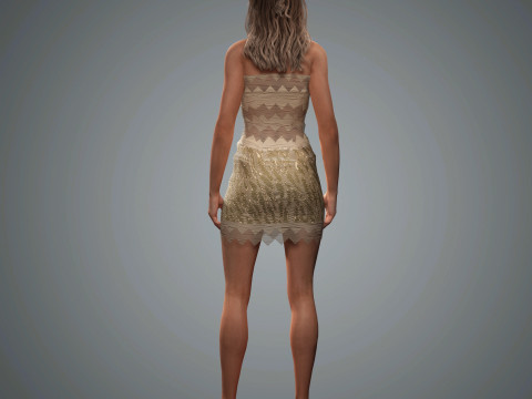 Ana De Armas Character 3D 模型