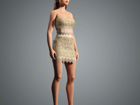 Ana De Armas Character 3D 模型