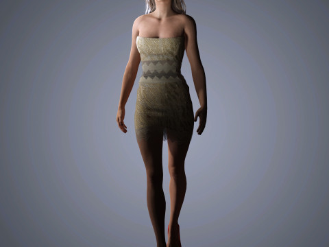 Ana De Armas Character 3D 模型