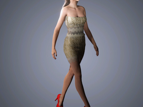 Ana De Armas Character 3D 模型