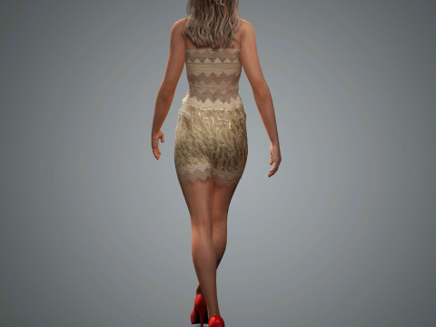 Ana De Armas Character 3D 模型