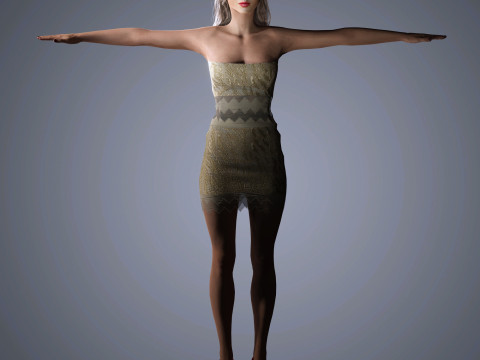 Ana De Armas Character 3D 模型