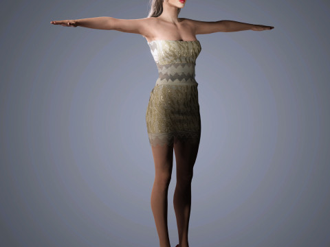 Ana De Armas Character 3D 模型