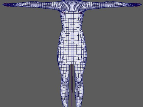 Ana De Armas Character 3D 模型