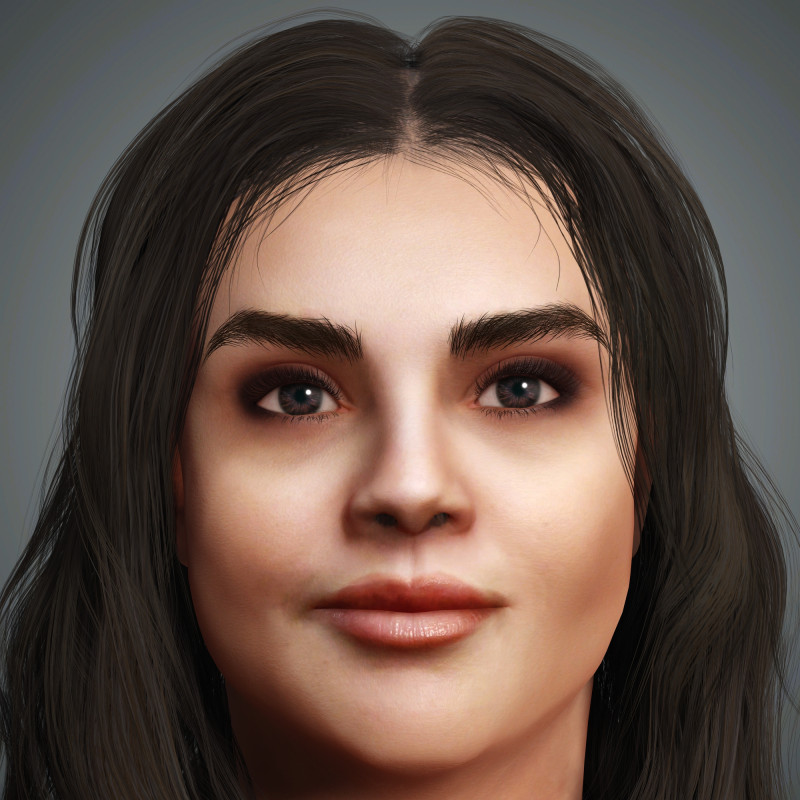 Selena Gomez Character 3D 模型 .c4d .max .obj .3ds .fbx .stl .blend