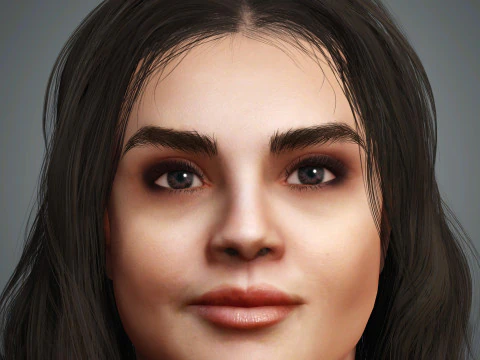 Selena Gomez Character 3D Model