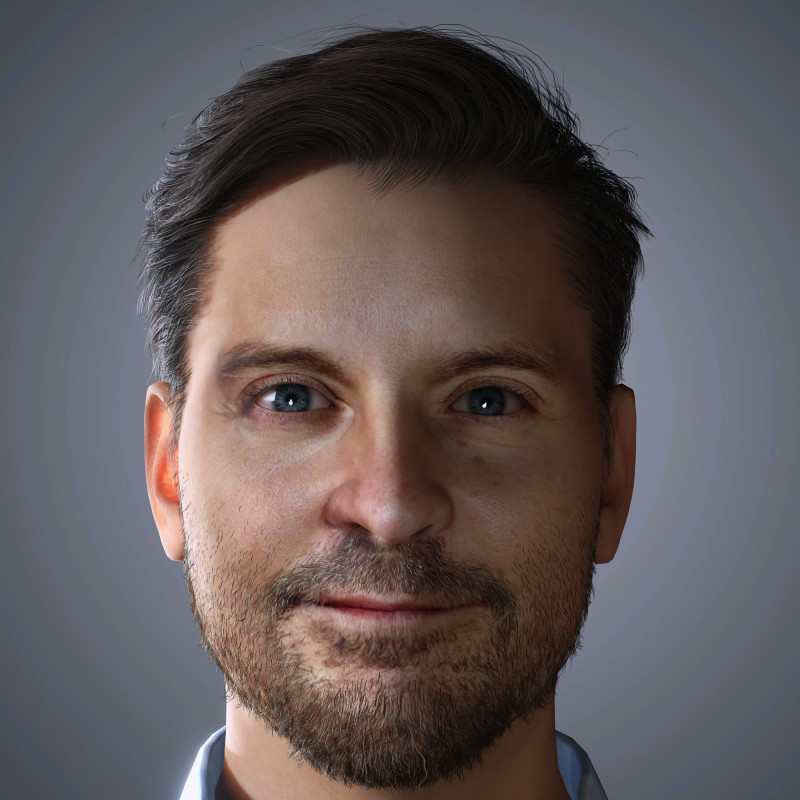 Tobey Maguire Character Modelo 3D .c4d .max .obj .3ds .fbx .stl .blend