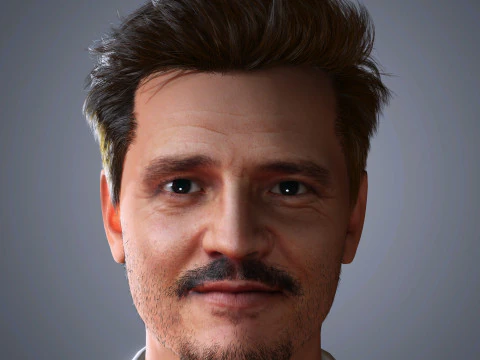 Personagem Pedro Pascal Modelo 3D