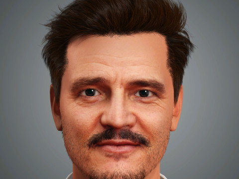 Pedro Pascal Character 3D Model