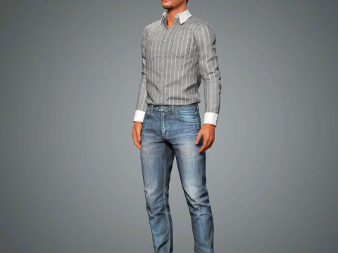 Pedro Pascal Character 3D Model