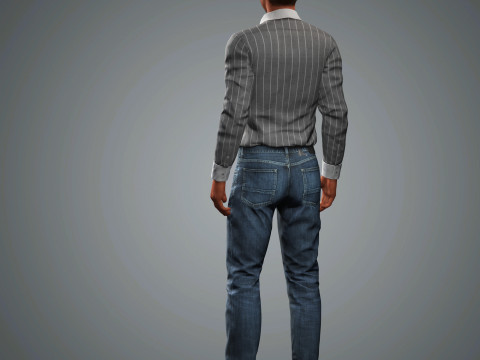 Pedro Pascal Character 3D Model