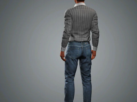 Pedro Pascal Character 3D Model