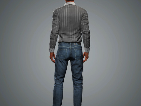 Pedro Pascal Character 3D Model