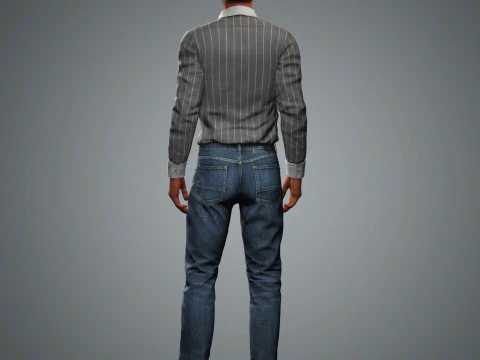 Pedro Pascal Character 3D Model