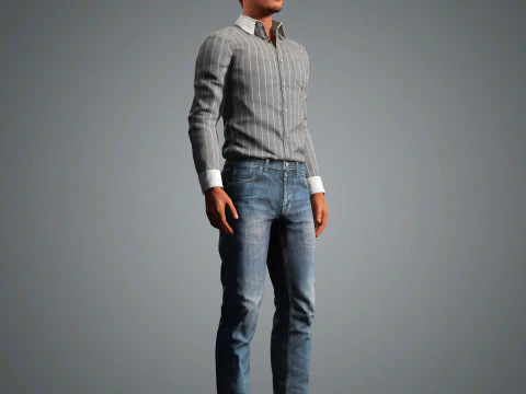 Pedro Pascal Character 3D Model