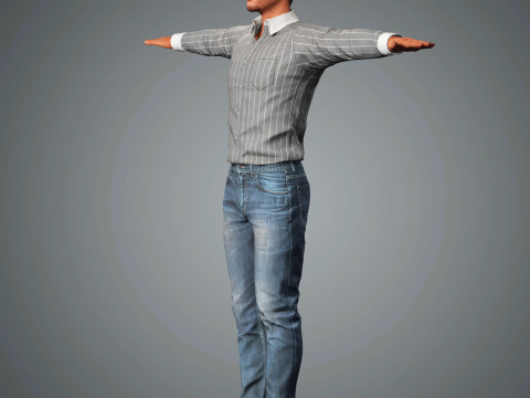 Pedro Pascal Character 3D Model