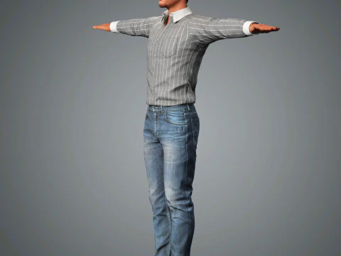 Pedro Pascal Character 3D Model