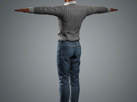 Pedro Pascal Character 3D Model