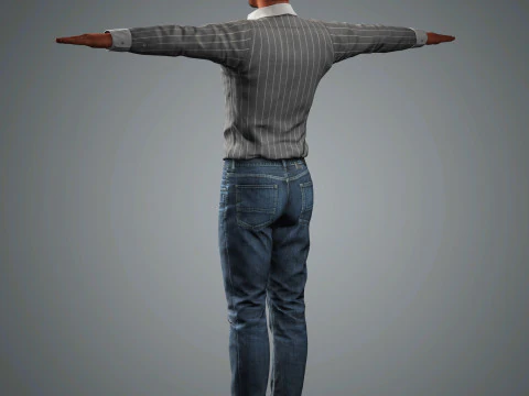 Pedro Pascal Character 3D Model